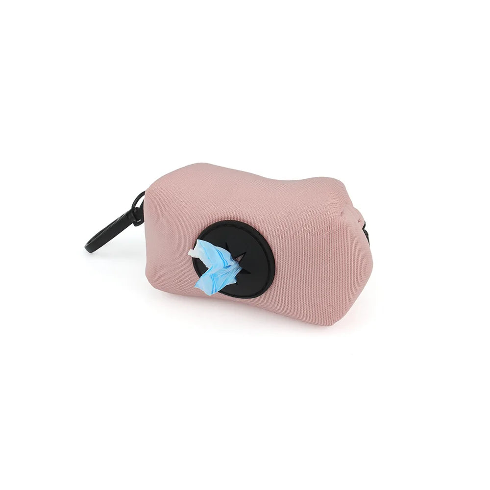 Dispensador de bolsas para excrementos de perro portátil