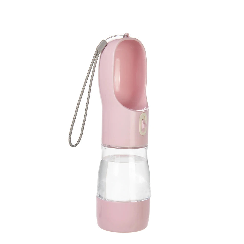 Dispensador de agua y comida portátil para perros 2 en 1
