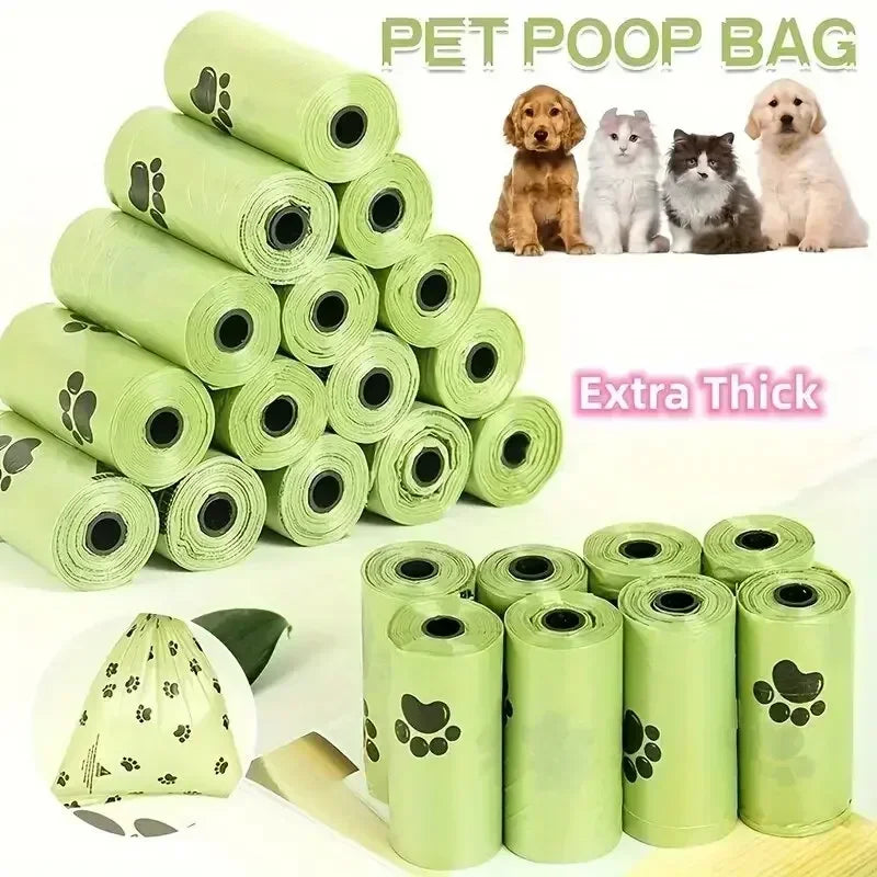 Bolsas de basura biodegradables para excrementos de mascotas aromáticas