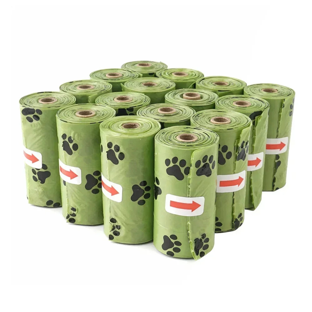 Bolsas de basura biodegradables para excrementos de mascotas aromáticas